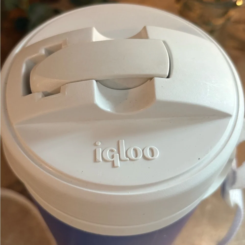 Igloo Blue and White Drinkware